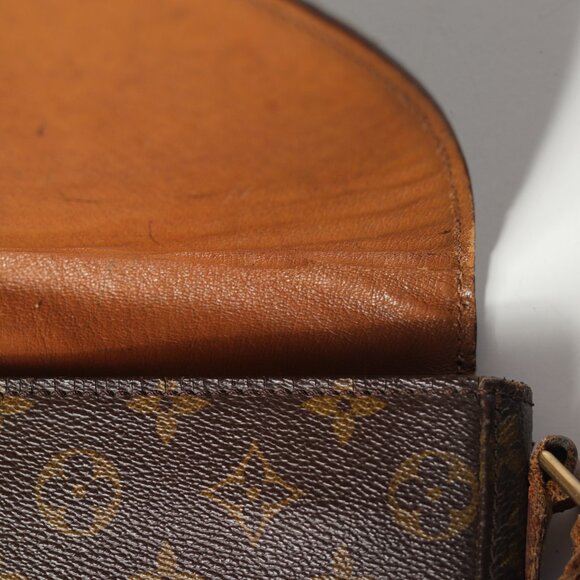 Louis Vuitton LV Shoulder Bag Crossbody Chantilly GM Brown Monogram Vintage - Picture 5 of 14